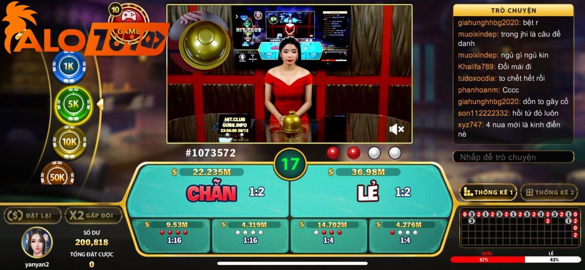 Tỷ lệ cược đa dạng, hấp dẫn khi chơi game xóc đĩa